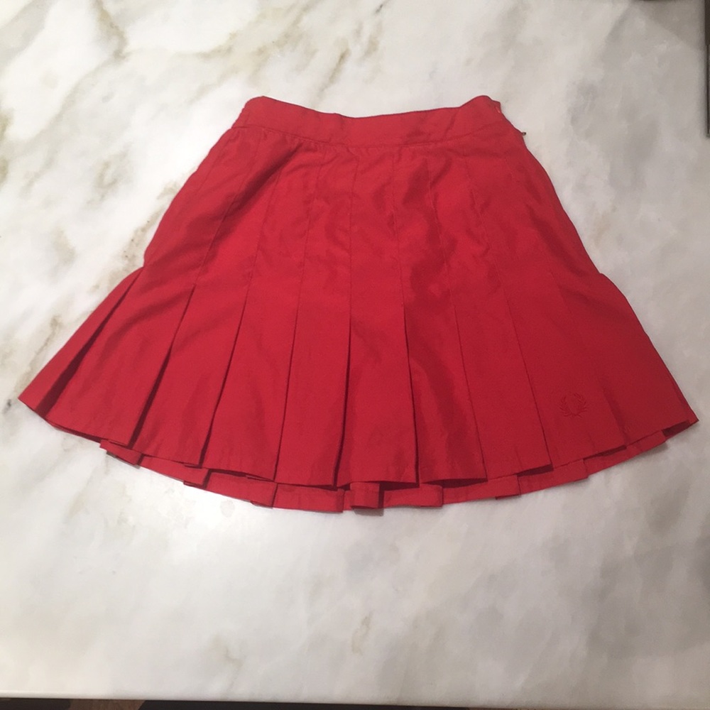Vintage Red Tennis Skirt